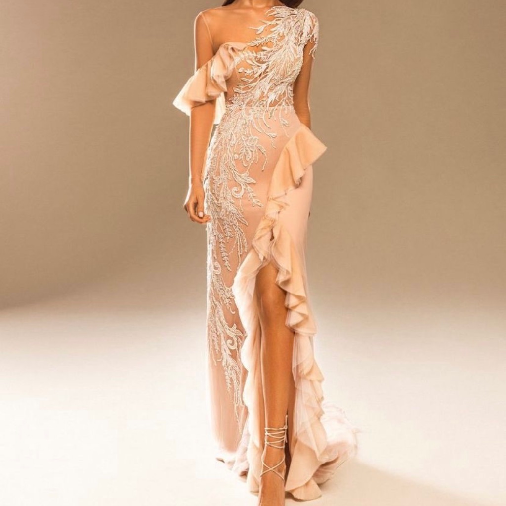 Nude Gown New York City Bride Harlow